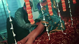 Indian Bhabhi Suhagrat With Her Husbands Friend