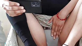 Priya Bhabhi fingering while Watching Porn Then Fucked By Devar