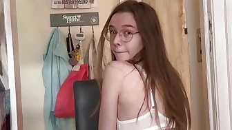 TRIPLE SQUIRT! Skinny German Teen multiple orgasms