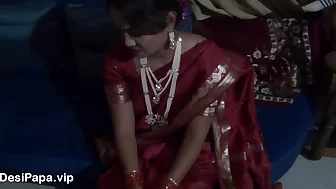 Indian Suhaag Raat Young Desi Wife First Time Sex With Her Husband On Wedding Night