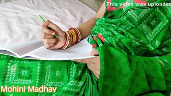 Desi Hardcore Sex Between Student And Teacher In Classroom With Rest Room In Green Saree