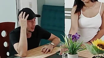 Petite Latina is fucked by her horny ex-boyfriend Liam who loves to fill her with cum - CREAMPIE - Porn in Spanish