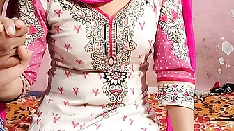 Punjabi ladaki ne salwar pahankar apane yaar se chudwai