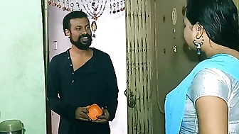 Desi hot bhabhi having sex secretly with house owner’s son!! Hindi webseries sex