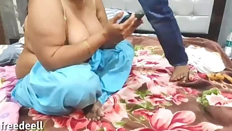 Aunty ne ghar bulakar liya muh me lund