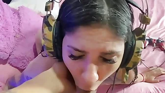 Distracted stepmom bends over to play video games and gets fucked: (Porn)Gameplay