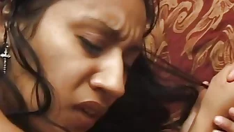 Indian chick gets smashed hard on the couch